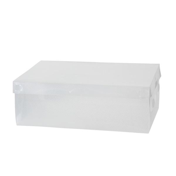 

10pcs plastic transparent shoebox home shoe boot box stackable foldable storage organizer container multifunction 10pcs jllemc