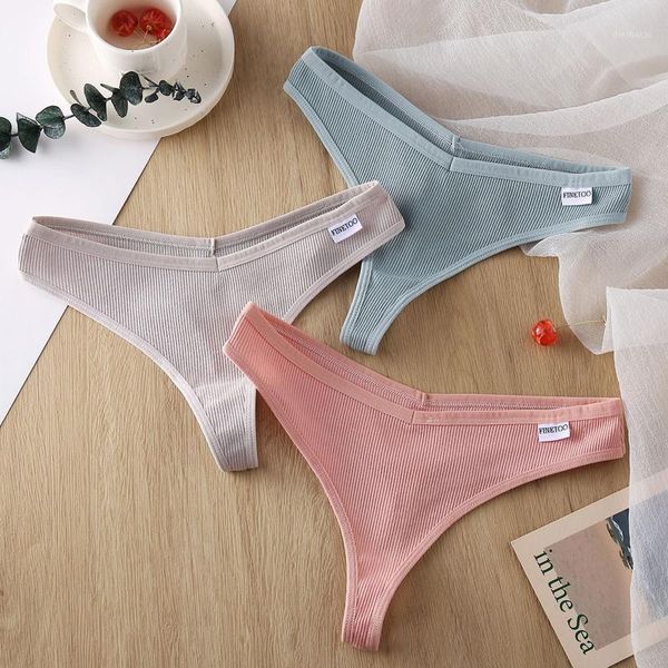 

ladies cotton thread thong women breathable comfortable underwear panties fashion -xl briefs low waist lingerie new 20211, Black;pink