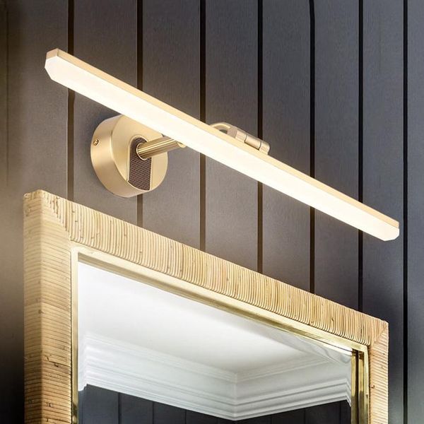 

7w/12w/15w led wall sconces light fixtures vanity bath mirror front lamp bronze gold/black shell