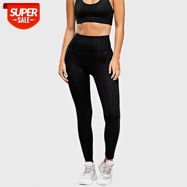 

chrleisure high elastic slim leggings women workout fitness solid pants women quick drying breathable gym leggings #5o83, Black;white