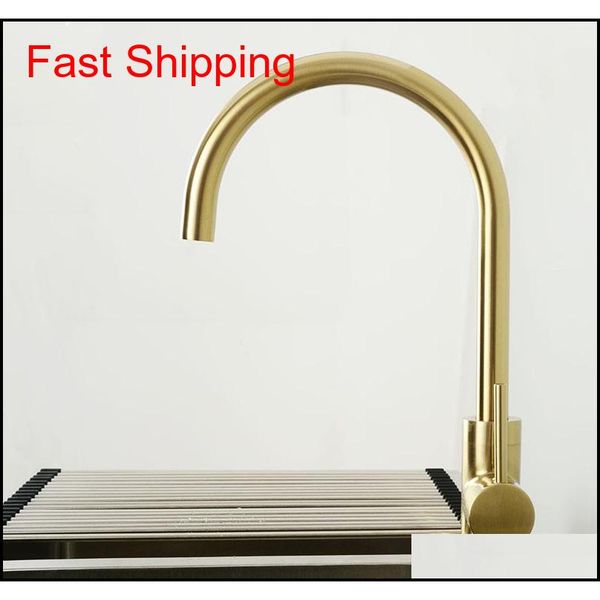 

black & brushed gold brass kitchen faucet mixer dual sink rotation kitchen cold and wate qylrix bdesports
