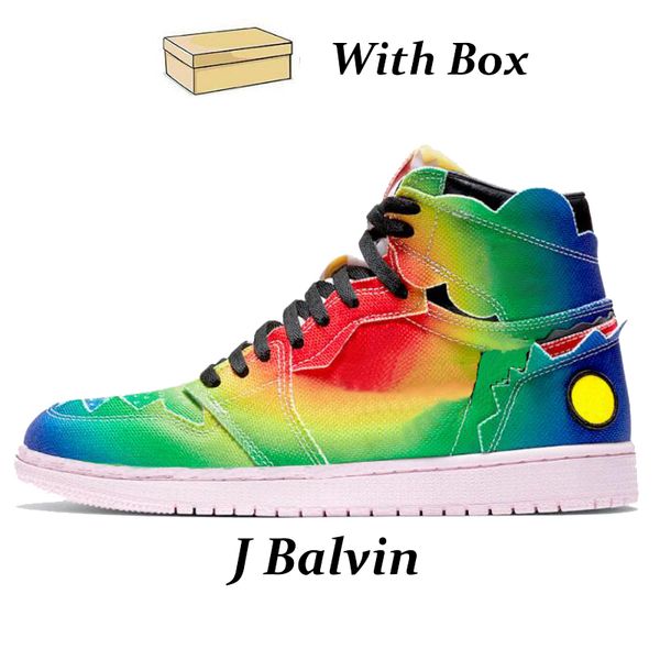 

новый j balvin 1s high og mens баскетбольные обувь jumpman 1 черный розовый пена мультицветные радуга мужчины тренеры на открытом воздухе кр