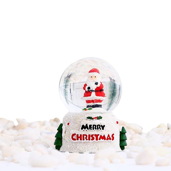 

christmas glowing crystal glass ball christmas children gift with 320ml water lighting ball christmas tree pendant xmax acces d3 wmtdqn