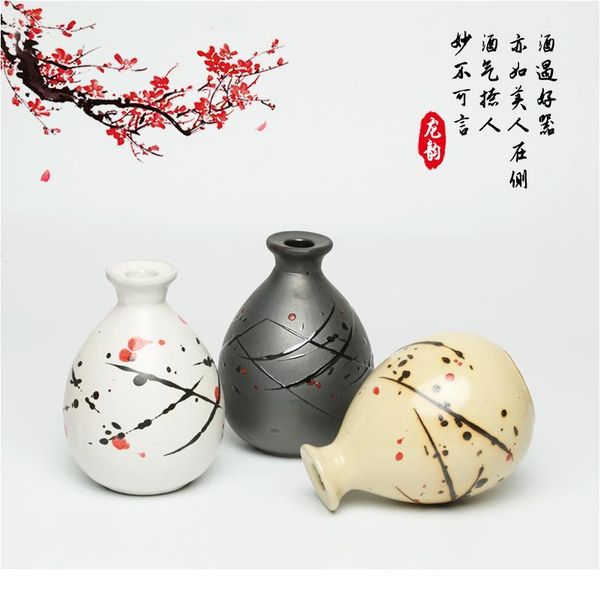 

500ml japanese sake distribution wine pot liquor warmer household ceramic warm bottle barware flagon small stoup si bbyxod