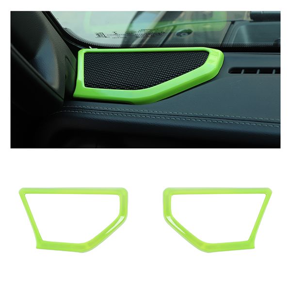 Green ABS A ABS A ABS The Spelar Docker Cover Cover Trim для 2018-2020 джип Wrangler JL JT Interior Accessorents