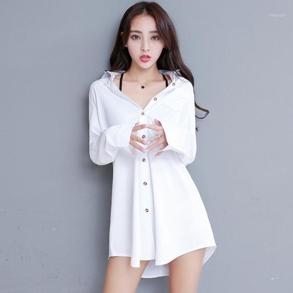 

white blouse women's autumn blusa 2020 plus size casual vintage winter blusa pink chemisier femme long sleeve shirt ladies1