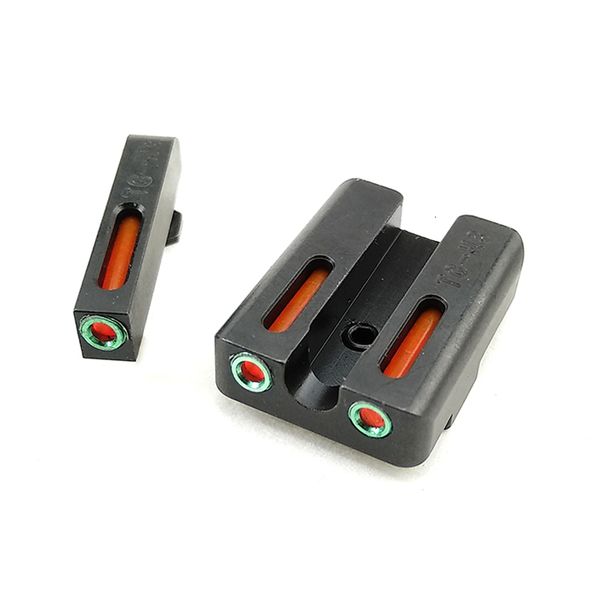 

outdoor tactical real red green fiber optic front with combat rear sights focus-lock 1 ndx3h