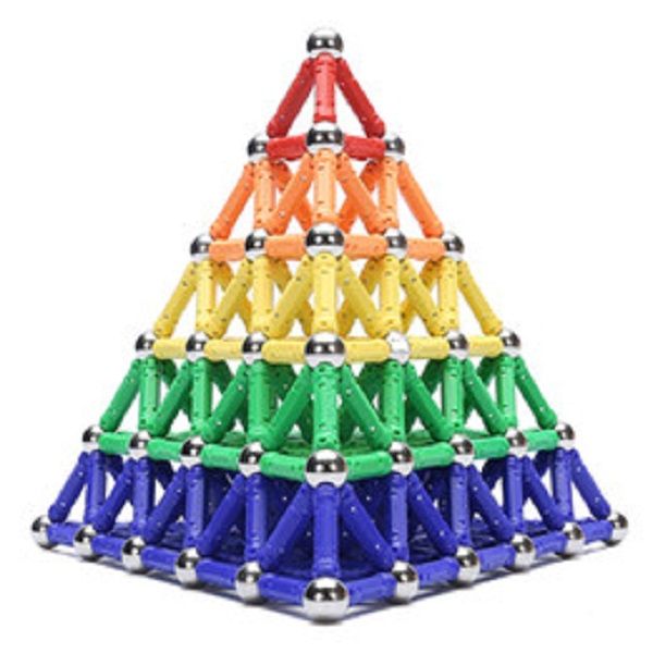 

factory supply magnetic building block set magnetic tiles educational toy for kid colorful magnetic stick blocks