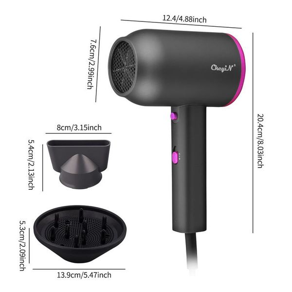 

ckeyin 1800w negative ionic hair dryers 2 heat settings professional salon hair dryer with low noise strong wind hair dryer set h wmtgda