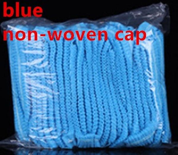 

100pc non woven 18inch double elastic disposable dust hat women men shower caps for spa hair cap salon bathroom barbershop l h wmtgej