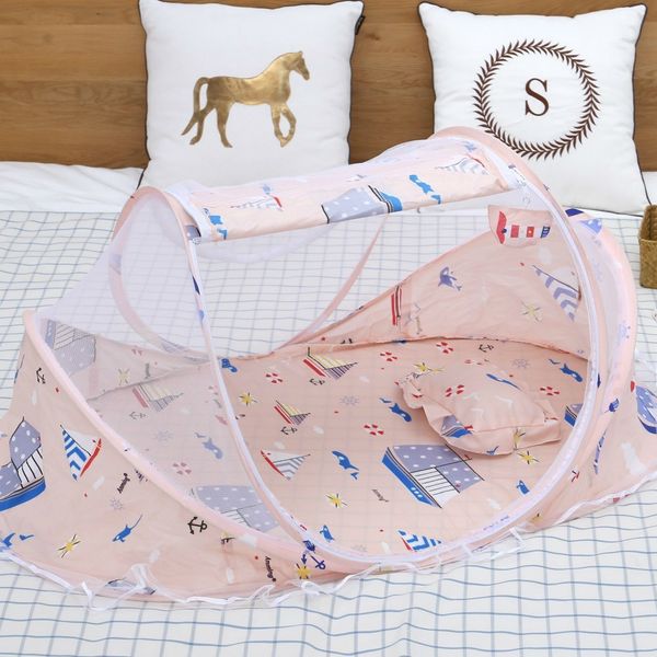

baby mosquito net collapsible children yurt nets cribs bracket net cover bed tent crib products mosquito net for baby childern lj200818
