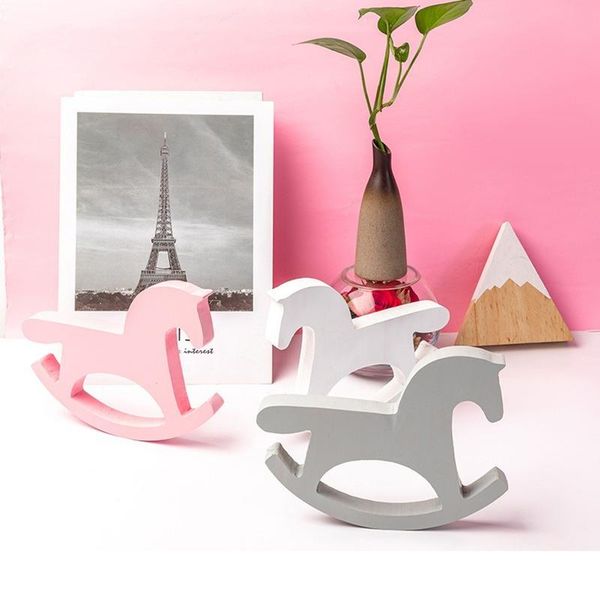 

2020 creative wooden horse living room bedroom children's room decorations decoration gifts crafts deskhome decoration