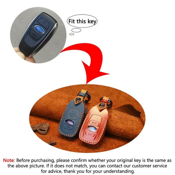 

натуральная кожа автомобиля ключа корпуса чехол для subaru xv brz кожаный дистанционный автомобильный ключ цепь держатель мешок h bbyykb