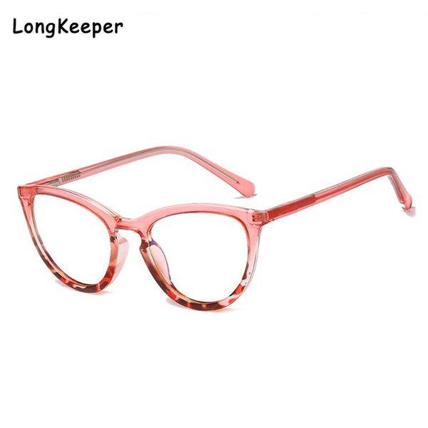 

мода кошачий глаз синий свет блокировки очки компьютерные работы анти синие светлые очки женщин мужчины винтажные квадратные рамки tr90, White;black