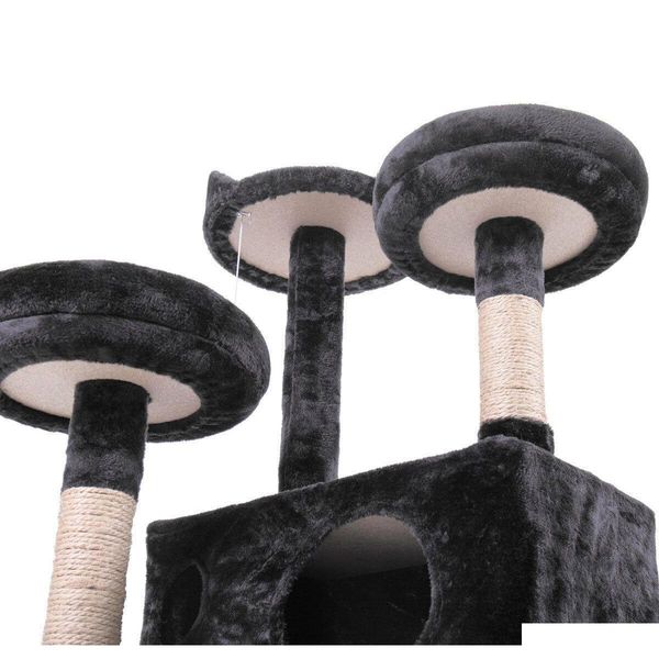 

60" cat tree tower condo furniture scratching post pet kit qylsho sports2010