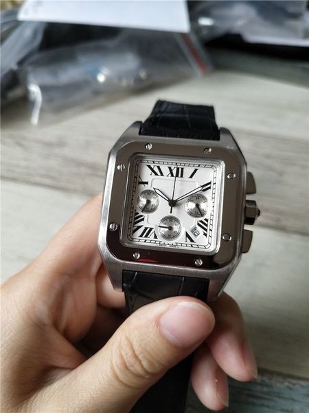 

sell male watch stainless watches mechanical automatic wrist watch new fashion business watch 010, Slivery;brown