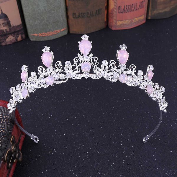 

h1181 simple bridal crown alloy diamond headdress wedding dress accessories bridal jewelry