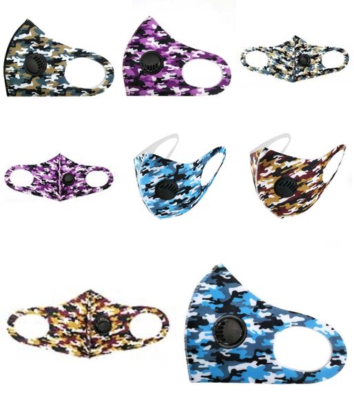 

funny face mask cartoon reusable usa flag 3d leopard animal print anti dust washable outdoor mouth er designer printed masks ljj, Black