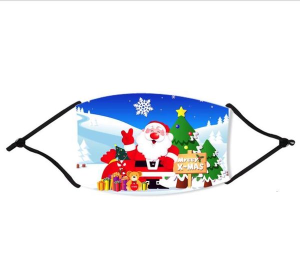 

mask christmas anti-dust santa funny face cotton mouth masks woman men kids fashion winter warm washabl