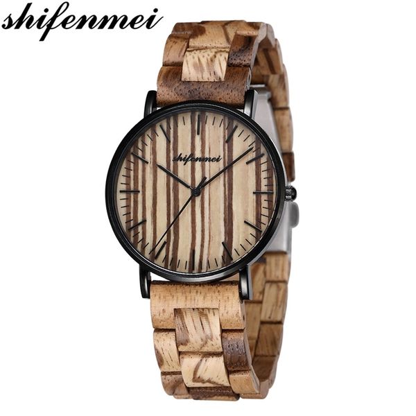 

wooden women's fashion watches brand luxury watch male sports casual wristwatch relogio feminino masculino 201218, Slivery;brown