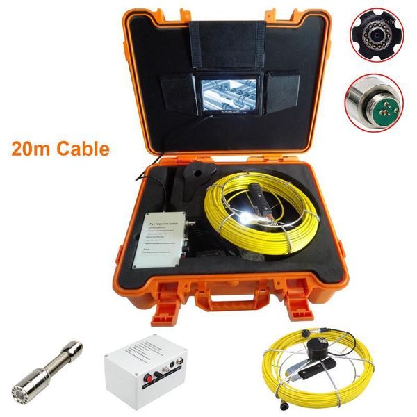 

professional industrial pipe sewer 7" lcd 23mm lens pipeline drain wall inspection video camera with 20m cable1