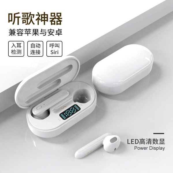 

2020 new p25 wirels 5.0 stereo voice digital display bluetooth headset