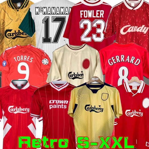 

lvp 04 05 gerrard 1982 retro football jersey fowlerlish dalglish torres 1989 football shirts 06 07 barnes 08 09 rush 97 95 96 93, Black