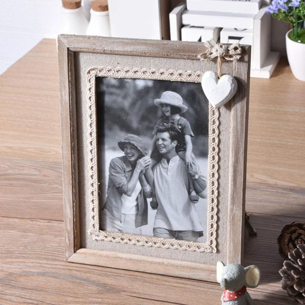 

frames living room rustic craft pography love picture wedding wood po frame home decor deskgift with white heart rectangle