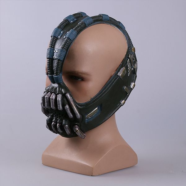 

2021 latest dark bane masks batman movie cos cosplay props the knight latex mask fullhead breathable for halloween new