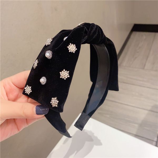 

the same velvet bow snowflake hairband hairpin headband