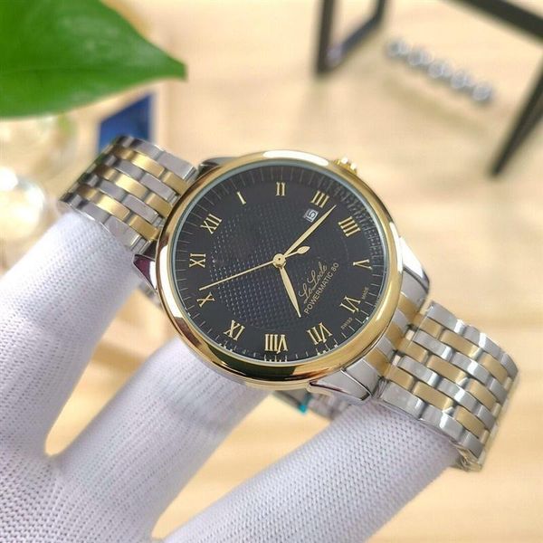

334 men mechanical wristwatch stainless steel watch brand sapphire glass men watches, Slivery;brown