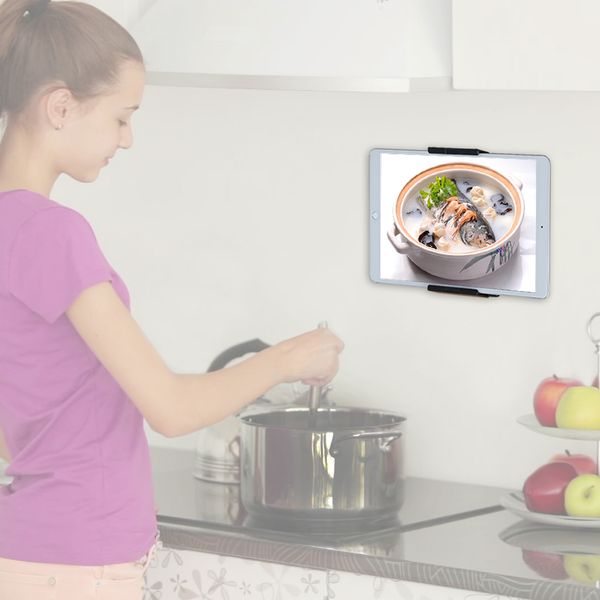 Universelle TFY Küchenwandhalterung für Tablet, eReader und Smartphones, für i Pad Air, Mini, i Pad Pro 10,5 Zoll, Wandhalter
