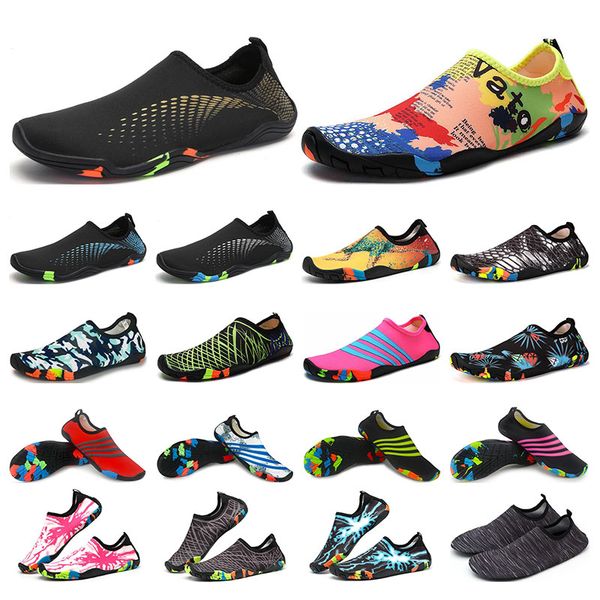 

mens swimming diving outdoor beach shoes soft-soled creek sneakers black green barefoot skin snorkeling wading fitness women trainers