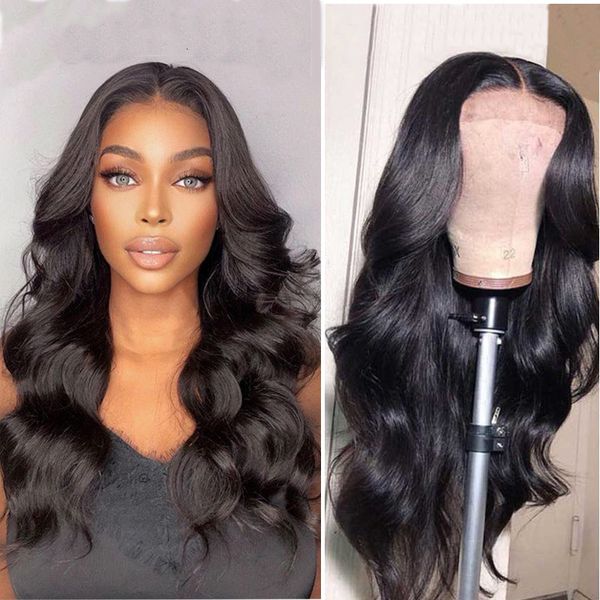 

body wave wig lace front wigs human hair pre plucked brazilian lace closure wig body wave wigs for black women human hair, Black;brown