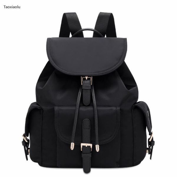 

backpack style women's korean fashion schoolbag oxford canvas