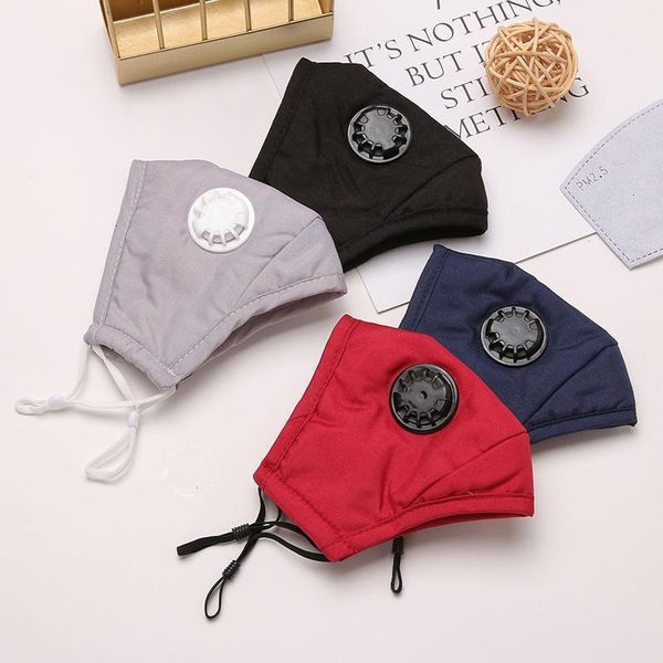 

face designer with color cartoon fashion filter mask face masks washable carbon filter breather valve pm2.5 cotton dustp