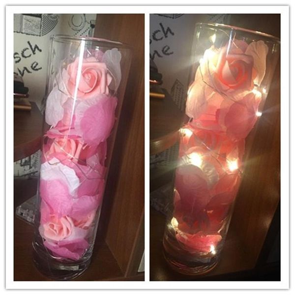 

дешевые 20pcs многоцветный пена роза цветок голова искусственный роз букет ручной работы ручной работы свадьба дома украшения праздничная ве