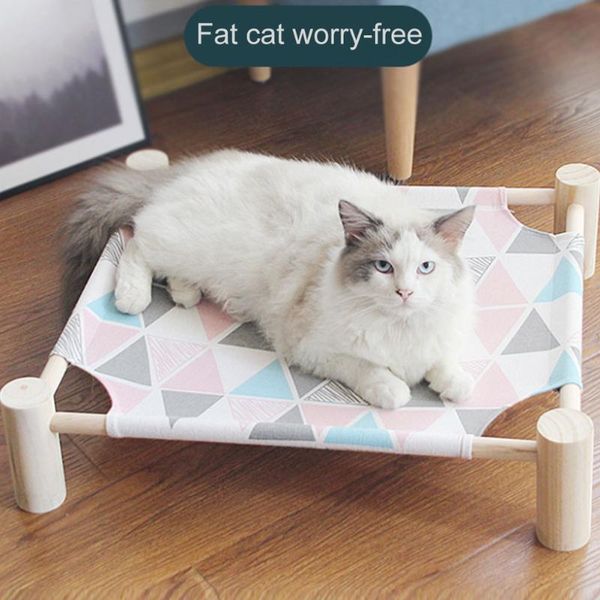 

cats hammock four corners breathable detachable washable pets hanging bed ud88