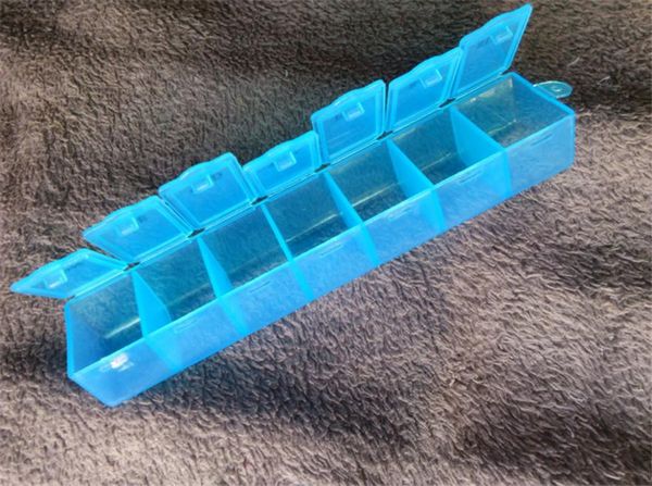 

7 сетки новые 6 оценки 7 дней мини-еженедельная медицина держатель ящик для хранения контейнер case case fight case jllvwg fight2010