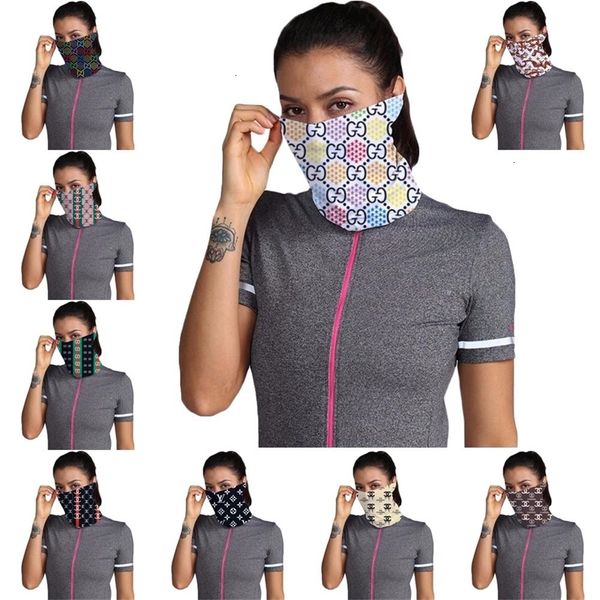 

cycling designer outdoor bicycle half face masks bandanas scarf luxury headband mutilfunction headwear head scarv