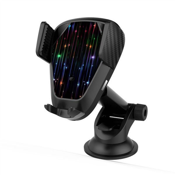 

automatic clamping wireless car charger for android air vent phone holder 360 degree rotation charging mount