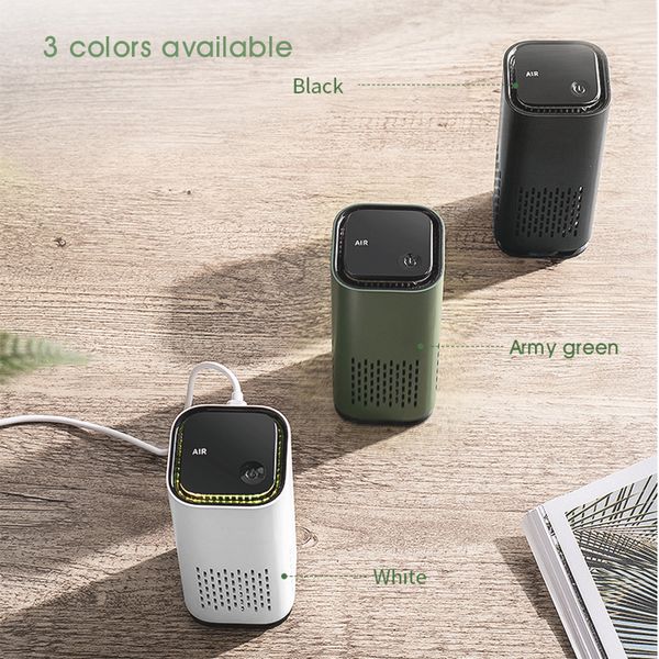 

christmas xmas amazon gift mini air purifier anion releasing remove odors usb charge led light for car bedroom