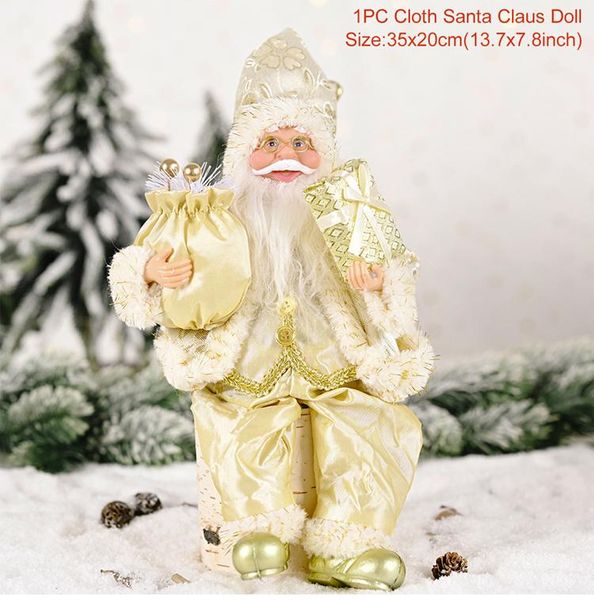 

fengrise santa claus doll 2020 christmas tree ornament merry christmas decorations for home navidad natal gifts new year 2021 bbyodw