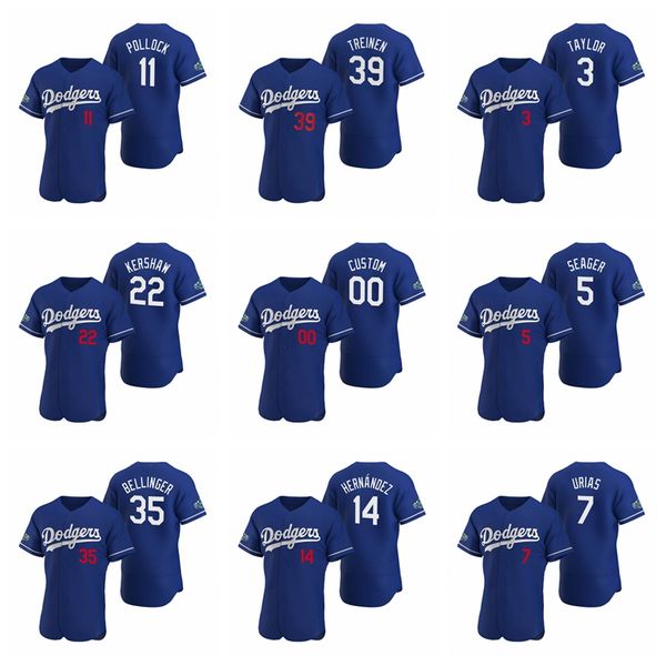 

los angeles dodgers men's #50 mookie betts 35 cody bellinger 22 clayton kershaw 5 corey seager 2020 patch royal jersey, Black