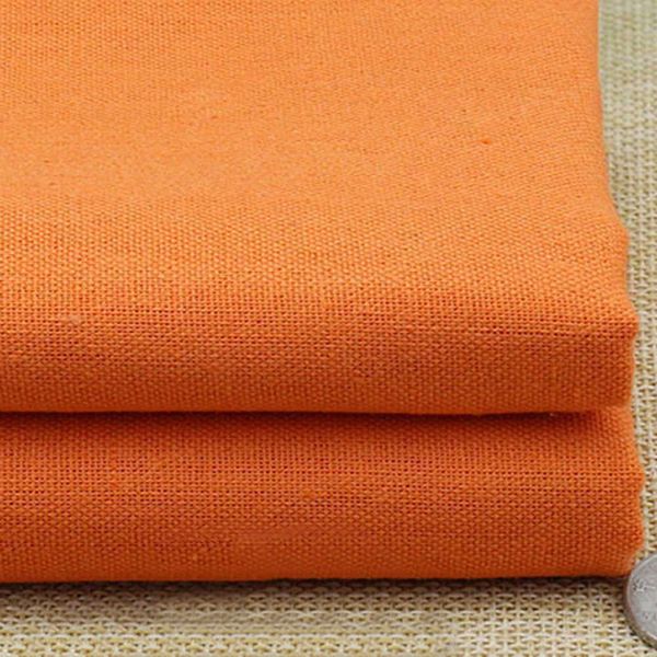 

linen and cotton, orange, 100 cm 140 cm, natural linen material8uy, Black;white