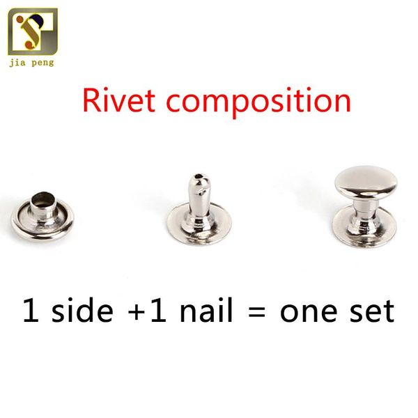 

100x односторонняя крышка заклепки металлического трубчатого канала 8x6mm 8x7mmm 8x8mm 8x9mm 8x10 мм металлический кожаный ремешок ремонт шп