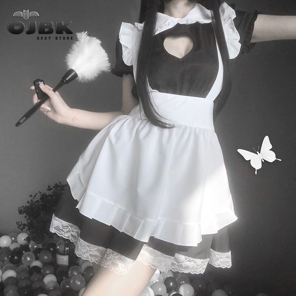 

ojbk new sexy sweet lolita платье японской горничной костюм аниме косплей kawaii coffee bar unifice halloween outfit для женщин новый, Red;black