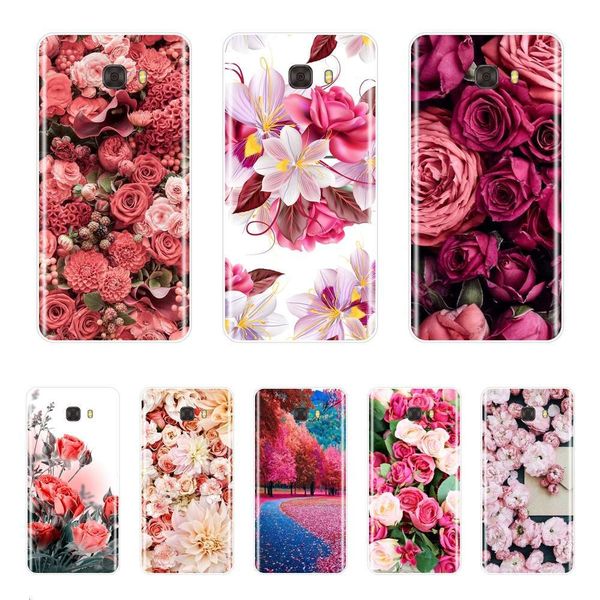 

samsung galaxy tpu soft cover, samsung galaxy c5 c7 c8 ultra thin flower silicone covervfe1