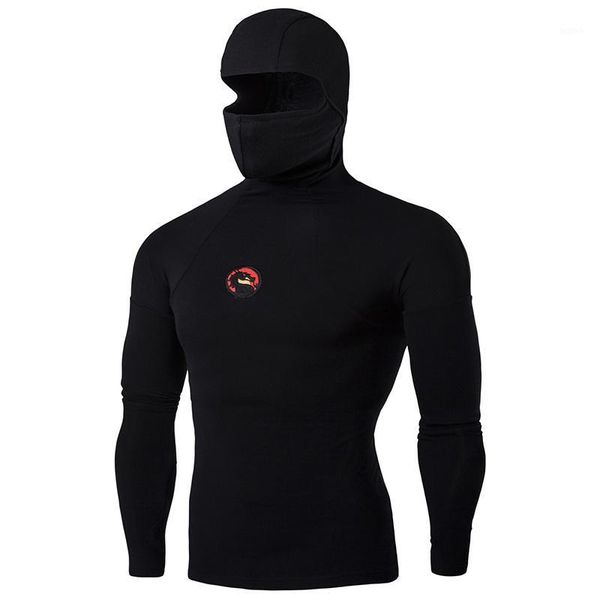 

2016 new fashion hoodies men's slim muscel fit sweatshirt dragon printing mens cosplay hoodies and sweatshirts plus size1, Black