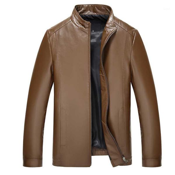 

sheepskin men's jacket genuine men clothes 2020 autumn winter coat korean leather jackets 242822 kj22221, Black
